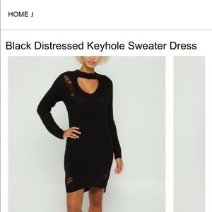 Sweater dress